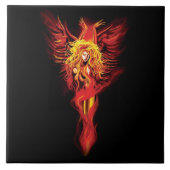 フェニックス女性 タイル (正面)