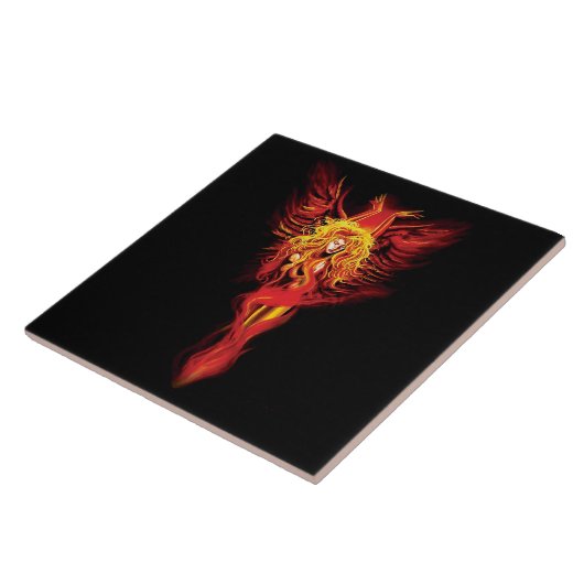 フェニックス女性 タイル (側面)