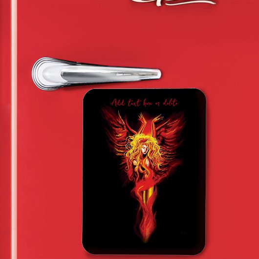 フェニックス女性 マグネット