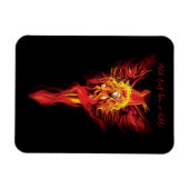 フェニックス女性 マグネット (横)