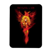 フェニックス女性 マグネット (縦)