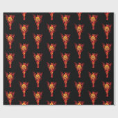 フェニックス女性 ラッピングペーパー (フラット)