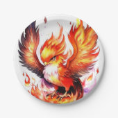 フェニックス子供の誕生日 ペーパープレート (正面)