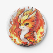 フェニックス子供の誕生日 ペーパープレート (正面)