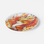 フェニックス子供の誕生日 ペーパープレート (アングル)