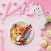 フェニックス子供の誕生日 ペーパープレート (パーティー)