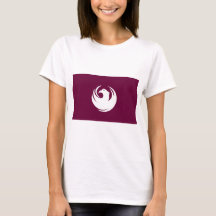 フェニックス市旗デザインの女性用Tシャツ