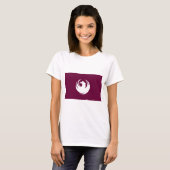 フェニックス市旗デザインの女性用Tシャツ Tシャツ (正面フル)