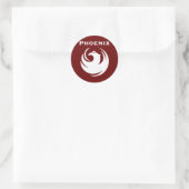 フェニックス市旗 ラウンドシール (バッグ)
