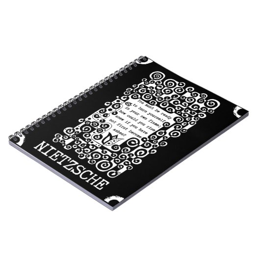 フェニックス感動的引用文バイニーチェ ノートブック (左側)