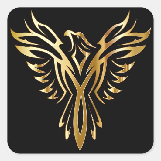 フェニックス昇順スタンプ スクエアシール (正面)