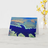 フェニックス湖 カード (黄色い花)