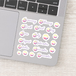 フェニックス火の月のカスタムカットビニールステッカー シール