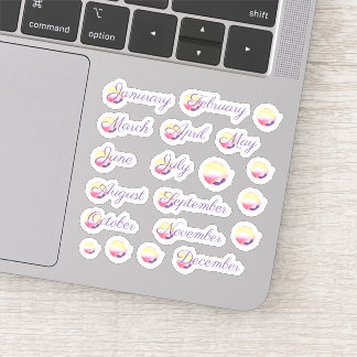 フェニックス火の月のカスタムカットビニールステッカー シール