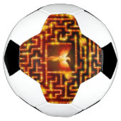フェニックス火の迷路サッカーボール サッカーボール (回転)