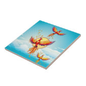 フェニックス火の鳥の上昇 タイル (側面)