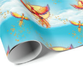 フェニックス火の鳥の上昇 ラッピングペーパー (ロールコーナー)