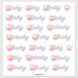 フェニックス火カスタムの平日のビニール切り シール