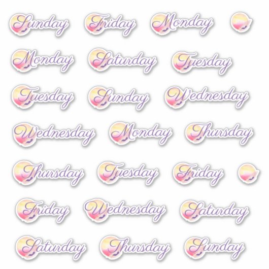 フェニックス火カスタムの平日のビニール切り シール (正面)