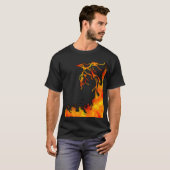 フェニックス燃え立つこと Tシャツ (正面フル)
