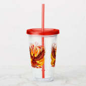 フェニックス神話の不死動物 アクリルタンブラー (正面)