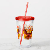 フェニックス神話の不死動物 アクリルタンブラー (裏面)