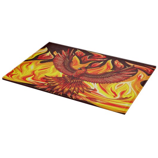 フェニックス神話の不死動物 カッティングボード (角)