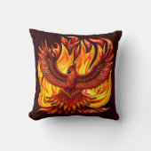 フェニックス神話の不死動物 クッション (正面)