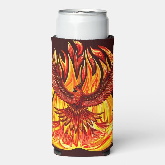 フェニックス神話の不死動物 スリム缶クーラー (Seltzer正面)