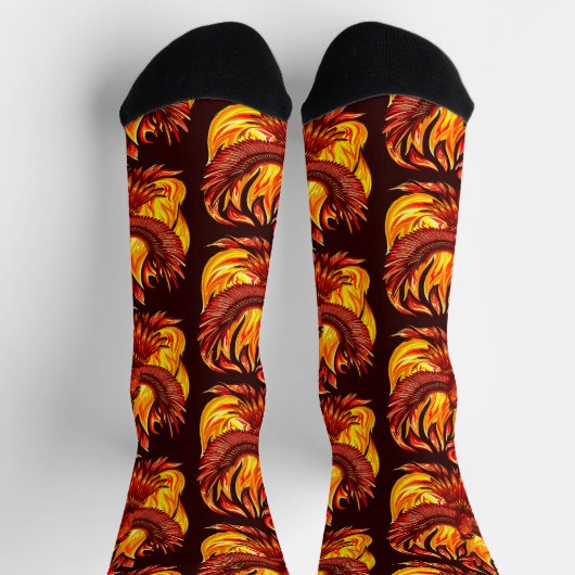 フェニックス神話の不死動物 ソックス (上部)