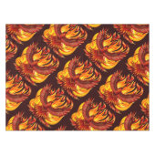 フェニックス神話の不死動物 テーブルクロス (正面(横))