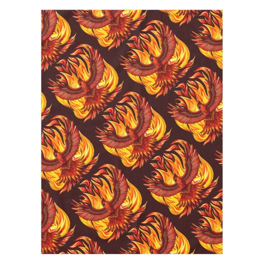 フェニックス神話の不死動物 テーブルクロス (正面)