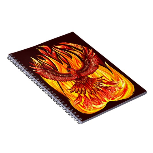 フェニックス神話の不死動物 ノートブック (右側)