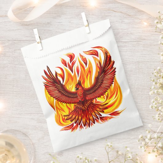 フェニックス神話の不死動物 フェイバーバッグ (クリップ留めされた状態)