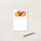 フェニックス神話の不死動物 ポストイット (デスク上)