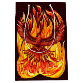 フェニックス神話の不死動物 ミディアムペーパーバッグ (正面)