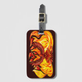 フェニックス神話の不死動物 ラゲッジタグ (正面縦)