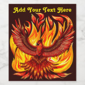 フェニックス神話の不死動物 ワインラベル (シングルラベル)