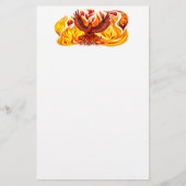 フェニックス神話の不死動物 便箋 (正面)