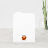 フェニックス神話の不死動物 招待状 (裏面)