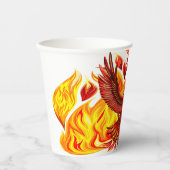 フェニックス神話の不死動物 紙コップ (正面)