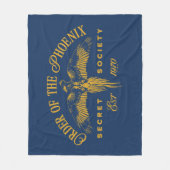 フェニックス秘密結社グラフィックの順序 フリースブランケット (正面)