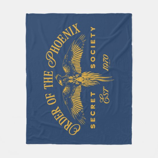 フェニックス秘密結社グラフィックの順序 フリースブランケット (正面)