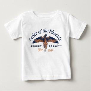 フェニックス秘密結社グラフィックの順序 ベビーTシャツ