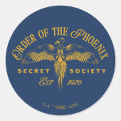 フェニックス秘密結社グラフィックの順序 ラウンドシール (正面)