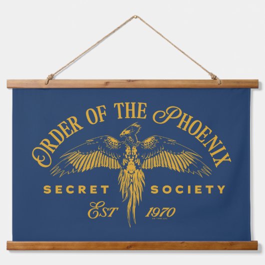 フェニックス秘密結社グラフィックの順序 吊り下げ型タペストリー (正面)