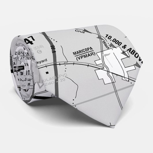 フェニックス空港TACチャート ネクタイ (ロール)