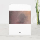 フェニックス空白のグリーティングカード カード (裏面)