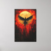 フェニックス表現主義コンテンポラリー芸術の台頭 キャンバスプリント (正面)
