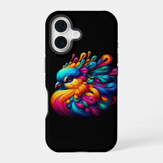 フェニックス開花 iPhone 16ケース (裏面)